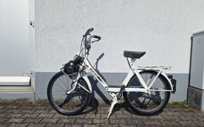 super schöne Motobecane Velosolex 3800 in weiss Baujahr 1984
